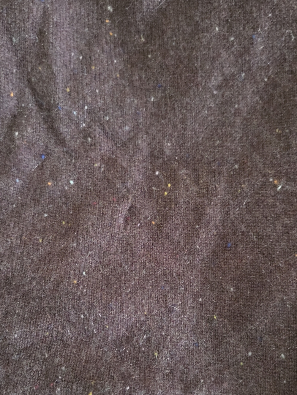 Garnet Hill Eggplant Cashmere Cardigan  S - Picture 4 of 6